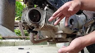 Paano mag check ng timing chain at gear sa mark ng engine  XRM 125  Paano mag TDC sa underbone [upl. by Ahsekad]