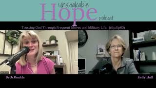 Trusting God Through Frequent Moves and Military Life Beth Runkle clipEp65 [upl. by Ruddy]