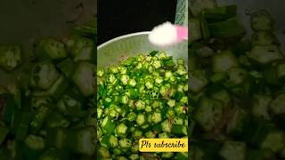 Bendakaya fry recipe food trending bendakayafry ytshorts viralvideo [upl. by Goodspeed]