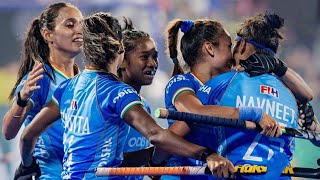 Women Asian Champions Trophy 2024 SF 2 IND VS Japan highlights [upl. by Ynahteb]