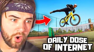 KingWoolz Reacts to DAILY DOSE OF INTERNET Insane Footage [upl. by Samuele]