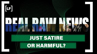 Satire or harmful conspiracies Analysing quotReal Raw Newsquot [upl. by Zug455]