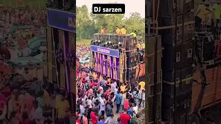 DJ Sarzen pro jhaarakhand sound testing full vibration short viral video 4k [upl. by Harehs]