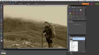 Photoshop Elements Tutorials Sepia Tone [upl. by Mchugh]