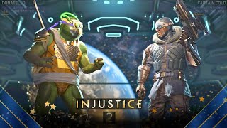 Injustice 2  Donatello Vs Captain Cold [upl. by Atikram]