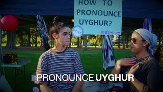 POET  How to pronounce Uyghur [upl. by Oatis]