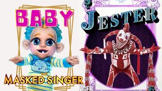 Masked Singer Baby And Jester Costumes Revealed [upl. by Nod]