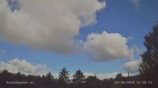 Timelapse weerstation Gasselternijveenschemond 03102024 [upl. by Trauts]