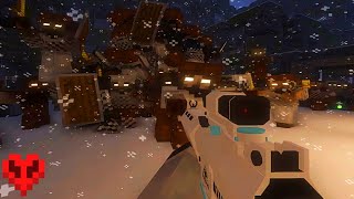 Surviving a Winter Zombie Apocalypse in Minecraft 1 [upl. by Noryv]