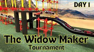 DIECAST CARS RACING  WIDOW MAKER TOURNAMENT  DAY 1 [upl. by Chessy113]