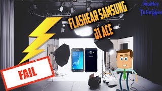 FLASHEAR SAMSUNG J1 ACE J111M ❌ Fail Hiddenimg ✅ [upl. by Annaiviv]