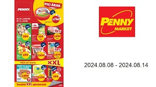 Penny Market akciós újság HU 20240808  20240814 [upl. by Tirrag]