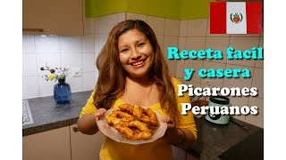 PICARONES PERUANOS  RECETA FACIL Y CASERA  PERUANA EN SUIZA [upl. by Elyse]