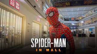 I went to watch Venom movie in Spiderman Costume  EPIC PUBLIC REACTION [upl. by Samtsirhc]