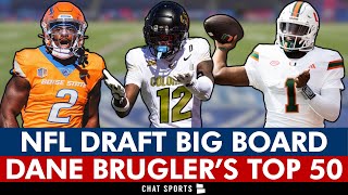 2025 NFL Draft The Athletic’s Top 50 NFL Draft Prospects According To Dane Brugler Ft Travis Hunter [upl. by Sualohcin]