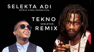 Tekno Skeletun Remix  mixed by Selekta Adi [upl. by Adalbert]