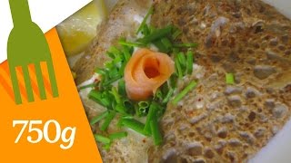 Recette des Galettes au saumon fumé  750g [upl. by Kcirdderf]