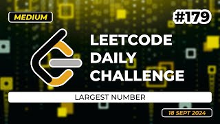 Leetcode Daily 179  Largest Number in C [upl. by Lleval]