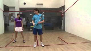 Squash podstawowe uderzenia Pierwsze kroki na korcie Scout Fitness Club [upl. by Wiburg]