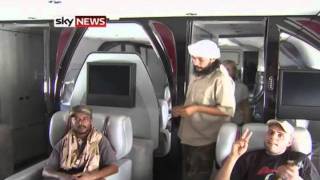 Libya Conflict Inside Colonel Gaddafis Private Jet [upl. by Terryl]