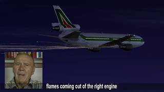 TWO ENGINES FLAME OUT  October 1973  ALITALIA DC10 [upl. by Madlen]