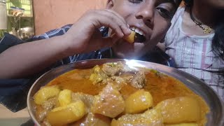 Spicy Pork Gravy Eating Pork Eating Mukbang Pork Gravy Eating Part1 🙏👍 [upl. by Gnah]