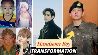 Kim Taehyung aka BTS V Transformation from 1 to 28  2024 [upl. by Shaylyn]