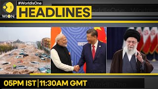 IndiaChina Complete Border Disengagement  Iran Missile Production Unaffected  WION Headlines [upl. by Anaud]