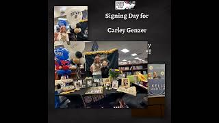 Signing Day for Carley Genzer Briant University here she comes [upl. by Irual]