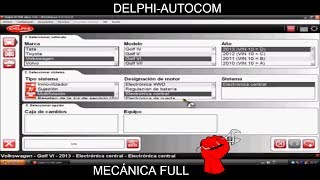 TUTORIAL DIAGNOSIS AUTOCOM DELPHI 2013 [upl. by Elynad171]