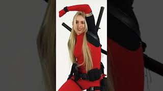 Lady Deadpool cosplay Dance on Bye Bye 🔥😍 shorts ladydeadpool deadpool3 [upl. by Ilam937]