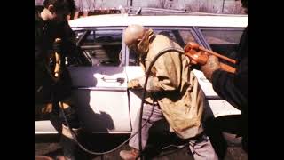 Auto extrication techniques training 1972 [upl. by Kifar]