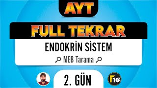 MEB Biyoloji Kitabı Endokrin Sistem Taraması F10 Full Tekrar Kampı [upl. by Etirugram307]