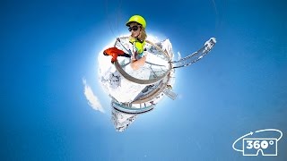 Sölden  Glacier Day in 360° Virtual Reality [upl. by Wendt]