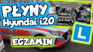 PŁYNY ESKPLOATACYJNE  OBSŁUGA Hyundai i20 ver 2020 EGZAMIN na PRAWO JAZDY [upl. by Wichern558]