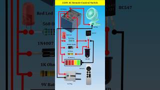 220 V AC Remote Control Switch shorts electricedison remote [upl. by Leona]