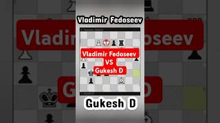 Vladimir Fedoseev vs Gukesh D Olympiad chess 2024 chess chessgrandmaster chestime chessolympiad [upl. by Niehaus]