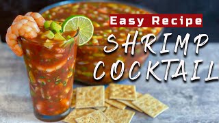 Easy Recipe  Mexican Shrimp Cocktail  Coctel De Camaron  Mexican Food [upl. by Llig]