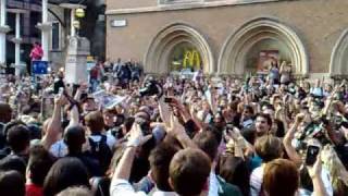 quotBadquot Moonwalk Tribute for Michael Jackson at Liverpool Street Station  London 2009 [upl. by Vassell100]