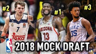 2018 NBA Mock Draft Post NCAA Tournament  Who Will Go 1 [upl. by Angelique]