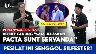 LENGKAP Rocky Gerung Terangkan Pacta Sunt Servanda  Pesilat ini Senggol Silfester [upl. by Ecital427]