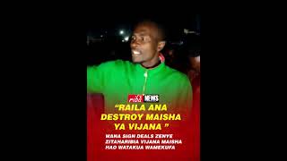 RAILA ODINGA NA WILLIAM RUTO WNAHARIBIA VIJANA MAISHA [upl. by Orin]