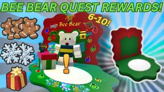 Bee Bear Beesmas 2024 Quests 610 Rewards  Bee Swarm Simulator [upl. by Navlys]