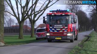 Brand mestkelder H Prinsenweg Vlagtwedde  8 januari 2014 [upl. by Gottuard]