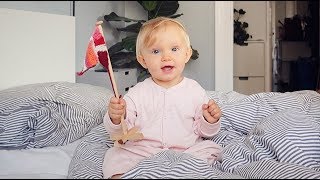 VLOG Lily 1 år  fest minder amp fødsel [upl. by Pinebrook758]