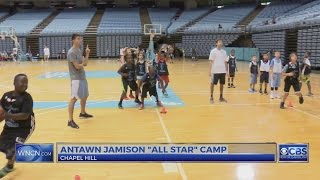 Antawn Jamison back at UNC for his AllStar Basketball Camp [upl. by Bal]