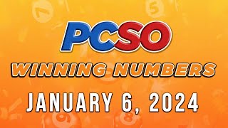 P607M Jackpot Grand Lotto 655 2D 3D 6D and Lotto 642  January 6 2024 [upl. by Enomed]