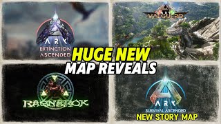 4 New Ark Map Reveals Extinction Ragnarok Valguero amp New Story Map Ark Survival Ascended [upl. by Assenov]