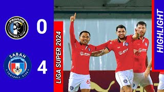 HIGHLIGHTS  PENANG FC 0  4 SABAH FC  LIGA SUPER 20242025 [upl. by Tolkan785]