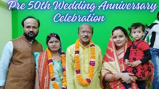 Pre 50th Wedding Anniversary in Haldwani❤️goldenjublee goldenjubileecelebration youtube ytviral [upl. by Misa]